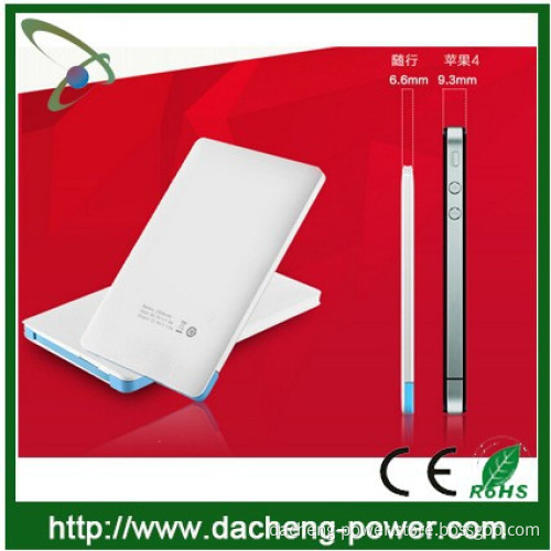 Christmas best selling power bank 2600mah gift credit card power bank